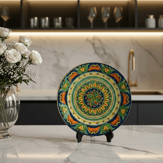 Heritage Craft Hand-Painted Ceramic Side Plate (8 Inch)
