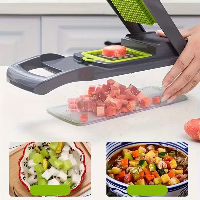 16-In-1 Multi-Purpose Vegetable Cutting And Slicing Set