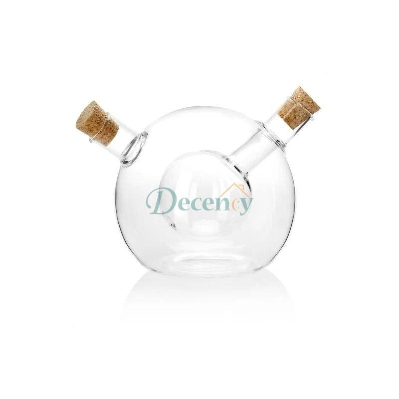 2 in 1 Oil & Vinegar Glass Jar