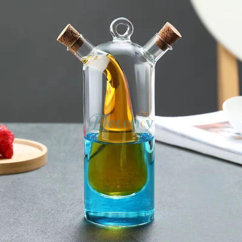 2 in 1 Oil & Vinegar Glass Jar