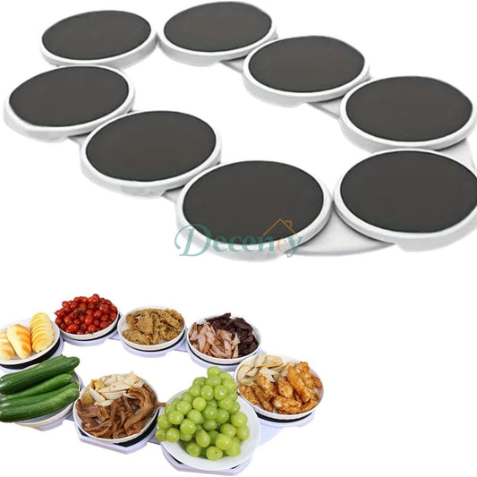 Premium Expandable Lazy Susan Turntable – 360° Rotating Dining Table Organizer