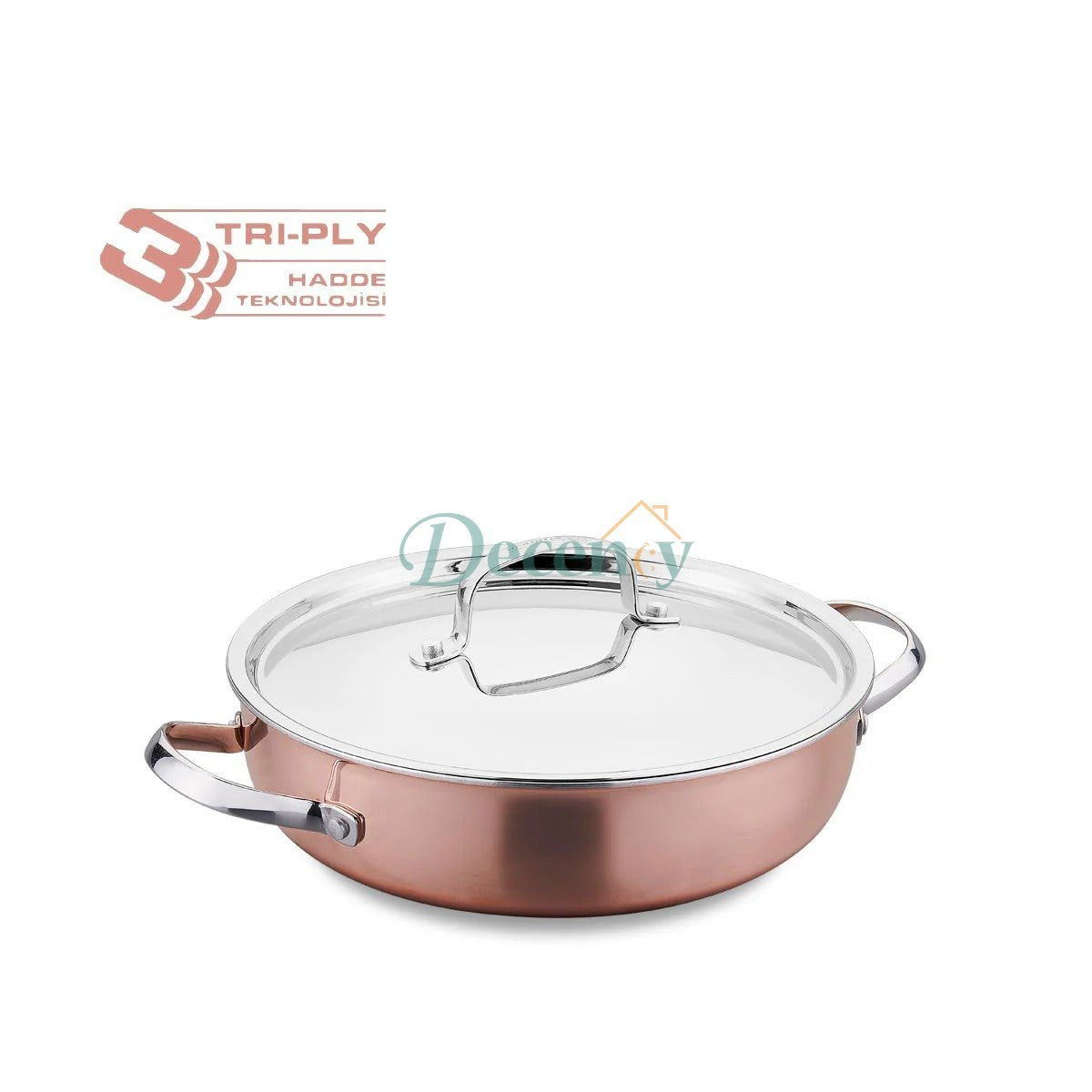 Korkmaz Divani Low Casserole 5.1 L