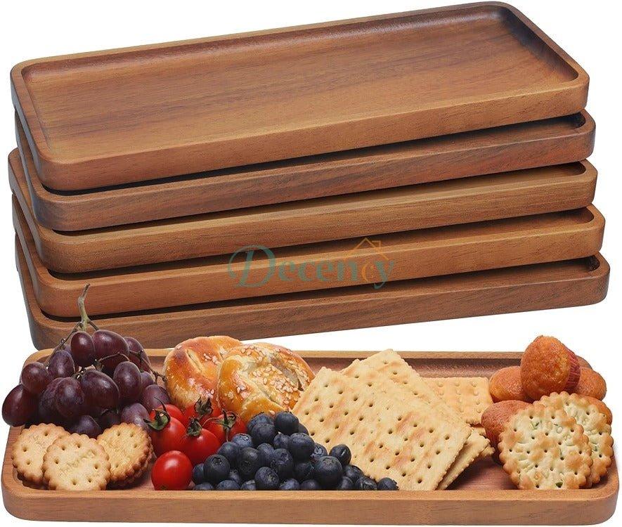 Wooden Tray Set