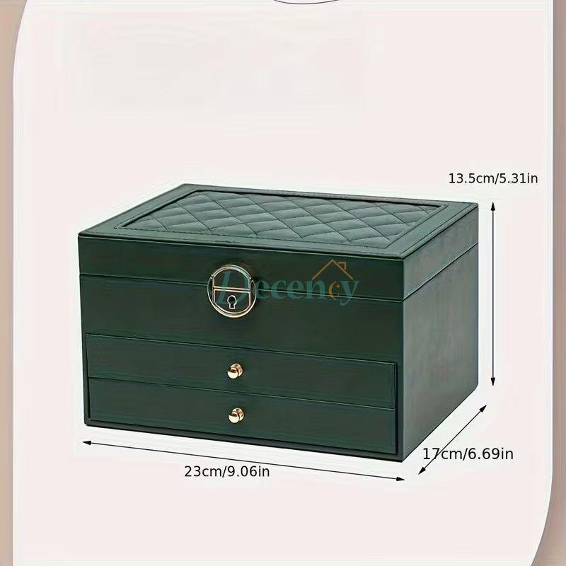 Oversized 3-Layers Flannel Jewellery organizer