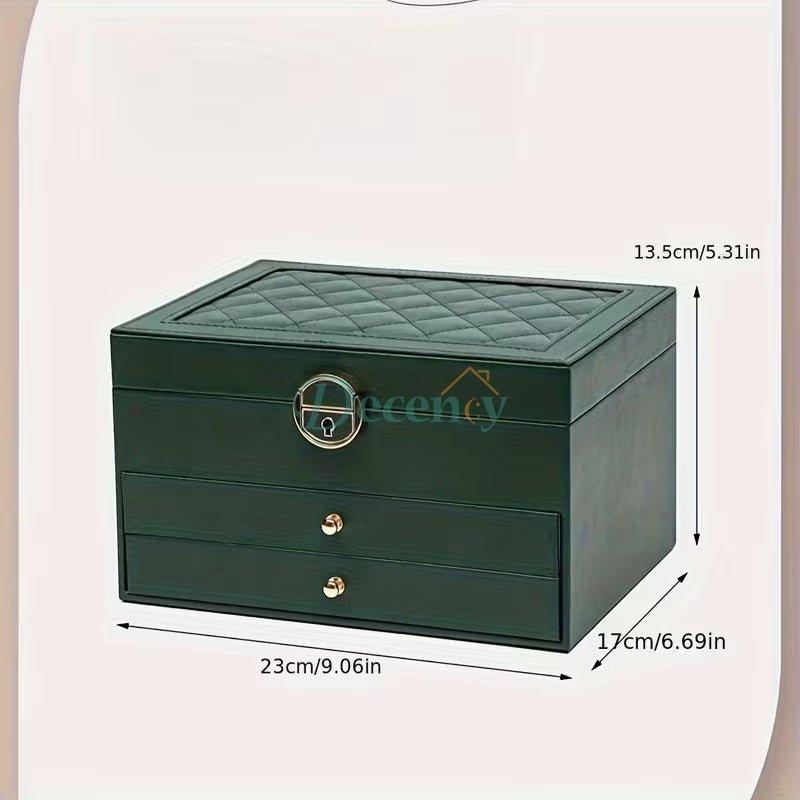 Oversized 3-Layers Flannel Jewellery organizer