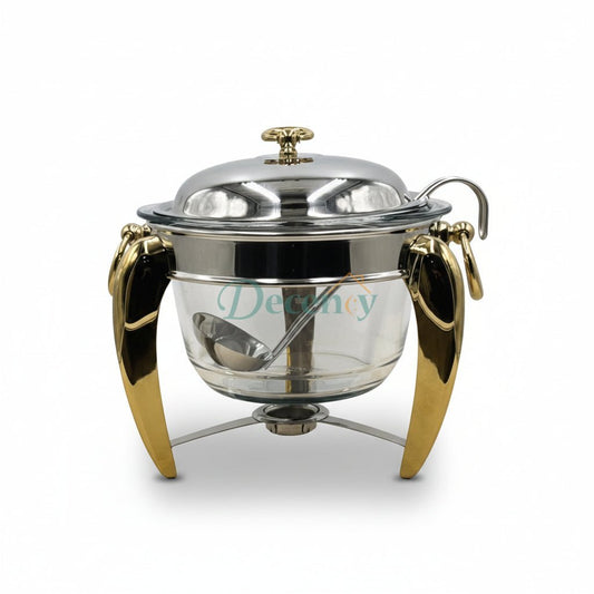 Food Warmer Bowl With Burner (Capacity: 4.0 Liter)