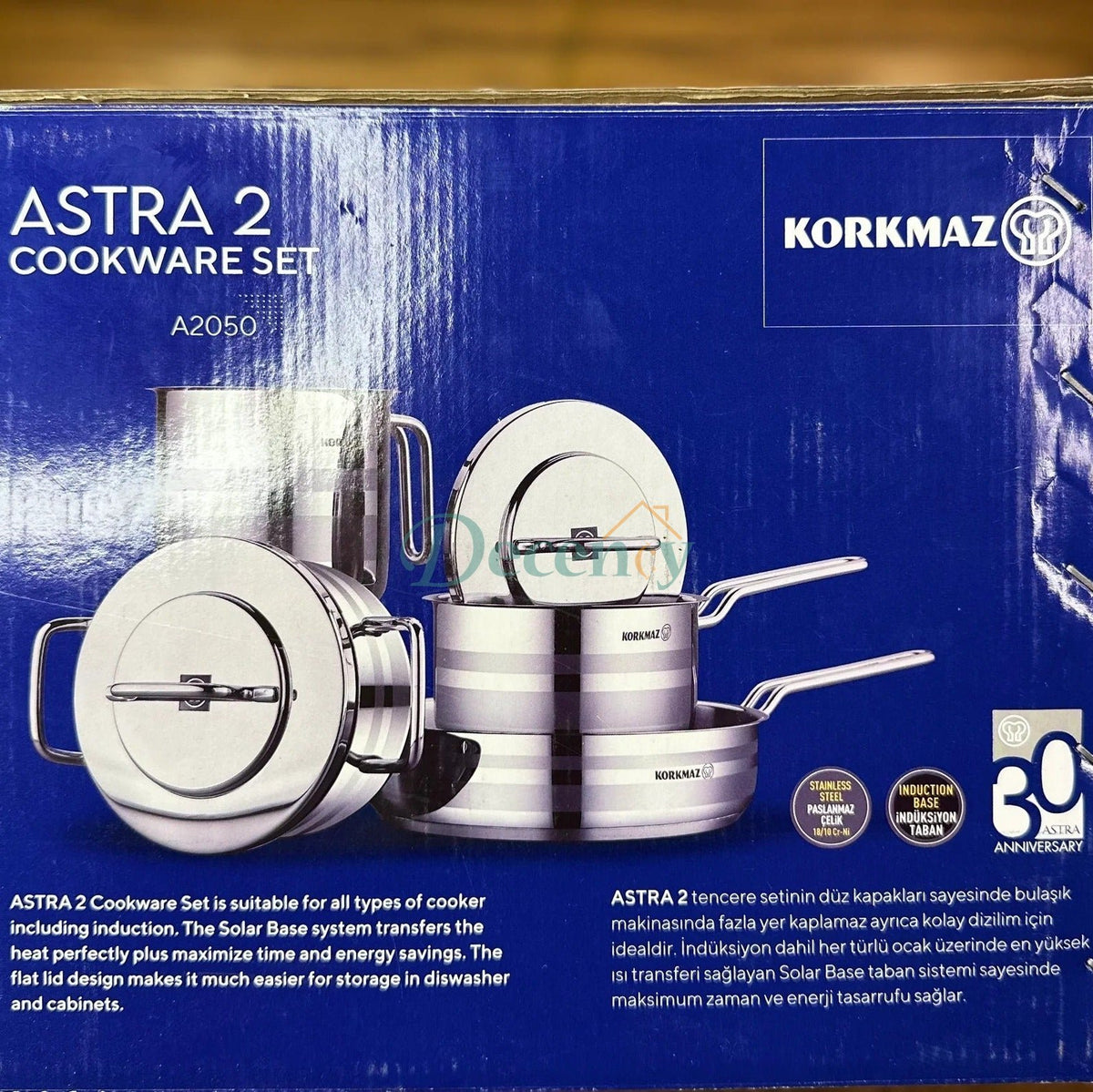 KORKMAZ ASTRA 29 pcs Cookware Set