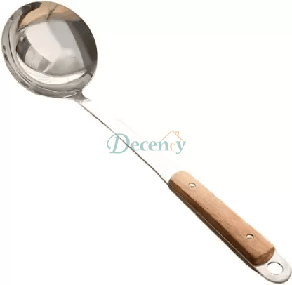 Stainless steel Woden Handel grabe spoon