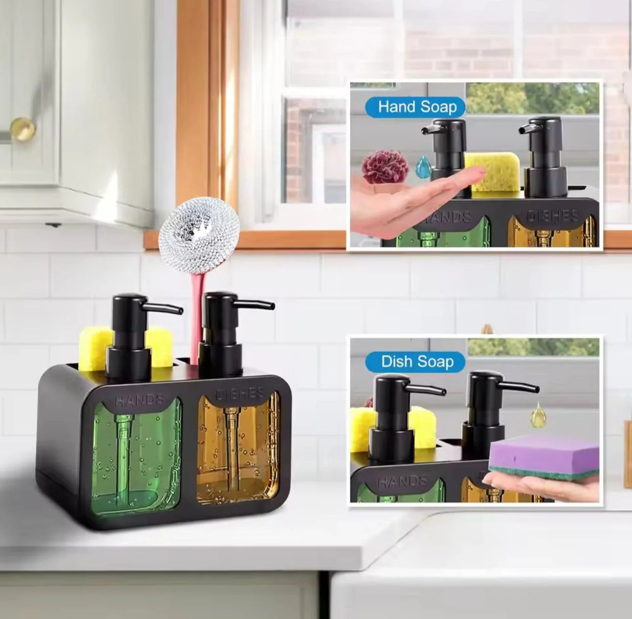 2 in 1 Dish and Hand Soap Dispenser