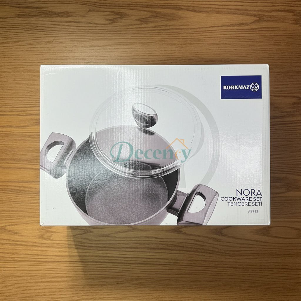 KORKMAZ NORA Ceramic Cookware Set 7 Pcs