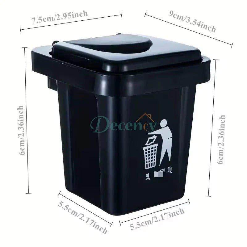 Elegant Wall Mounted Metal Ashtray And Waste Bin