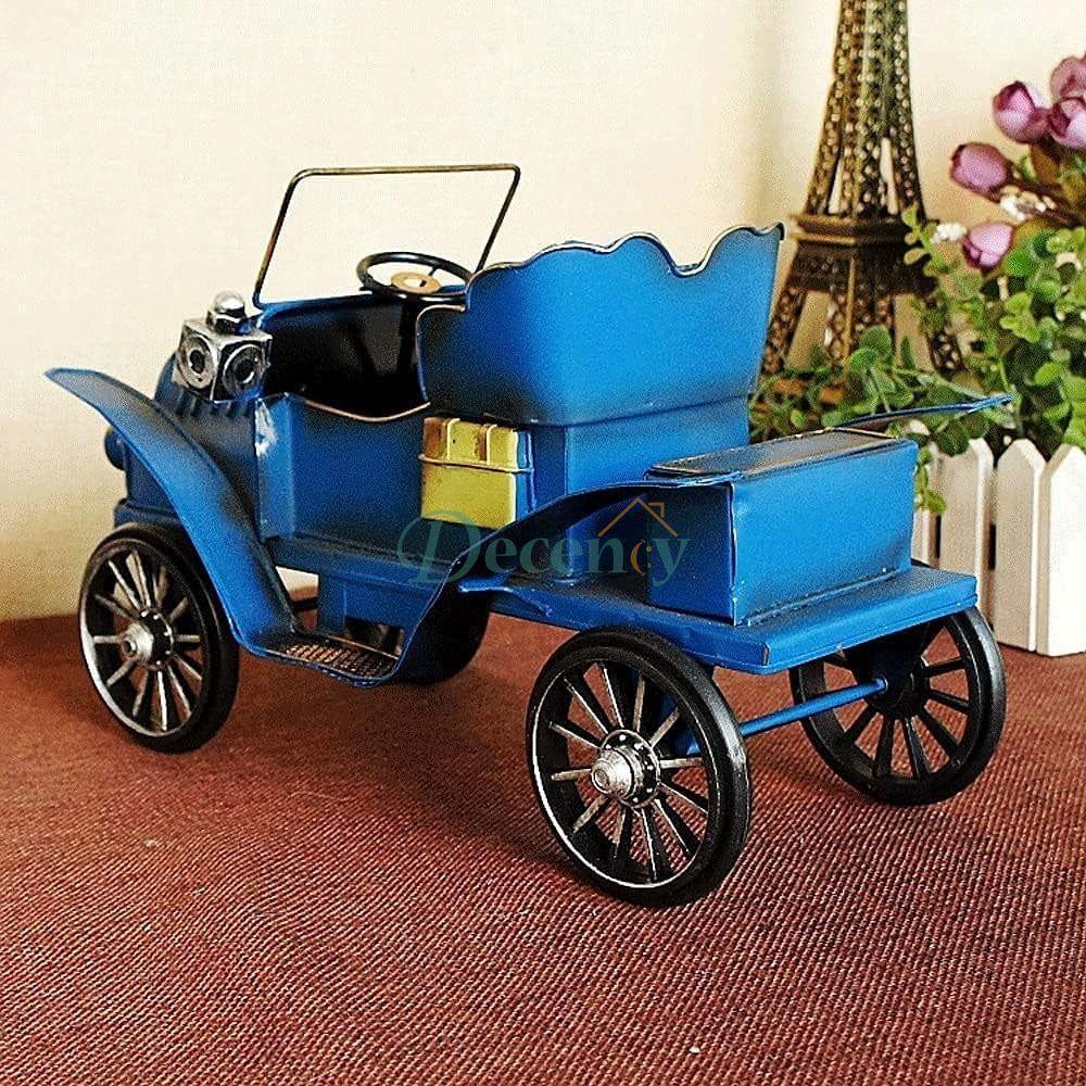Antique Metal Jeep Model Car Showpiece for Home and Office Decor