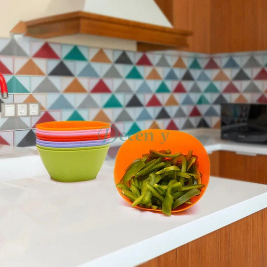 Pack of 6pcs Ruby Small Bowls set (Mix/Random colour)