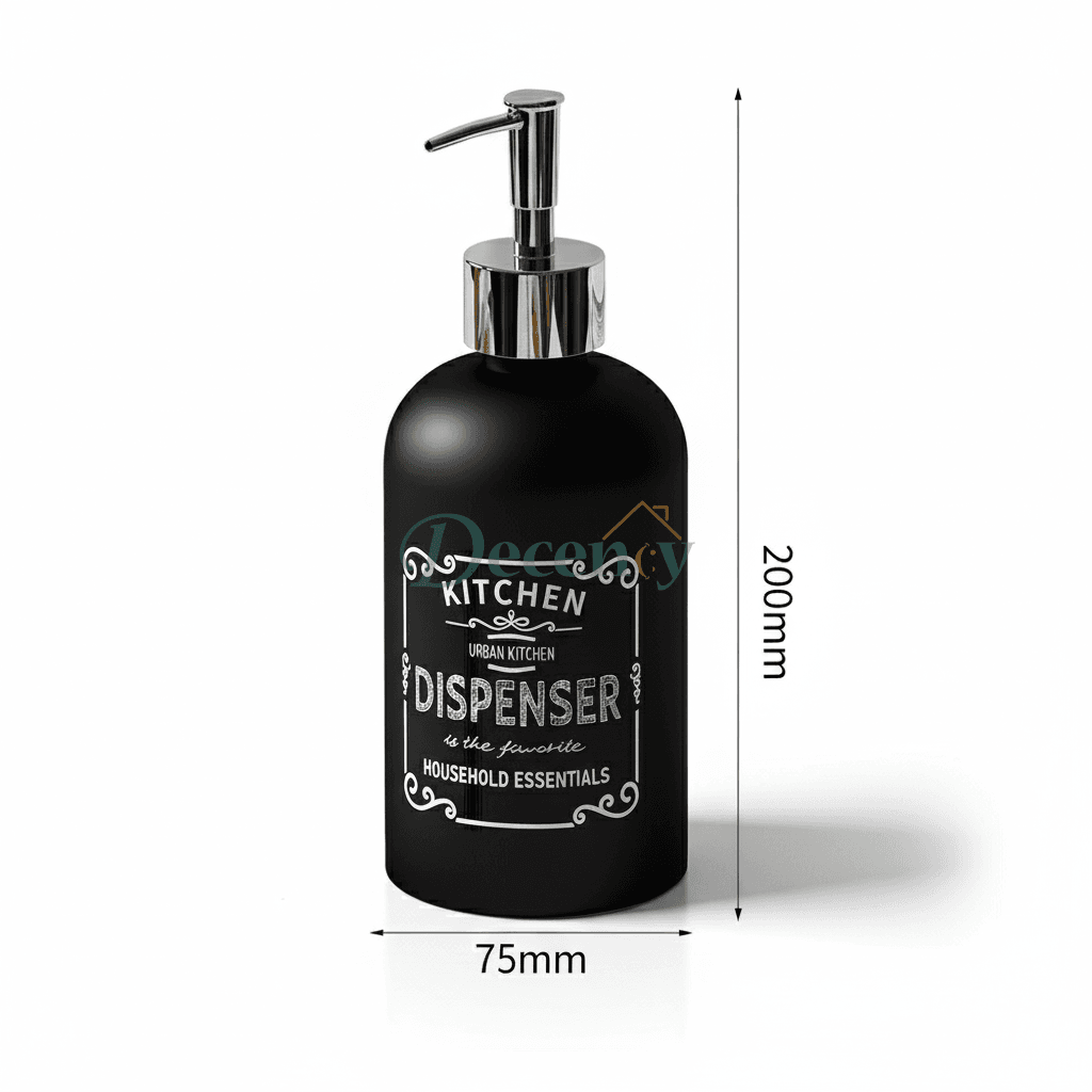 410ml Ceramic European Creative Marble Texture Refillable Press Soap Dispenser Liquid Dispenser For Bathrooms,Home,Hotels