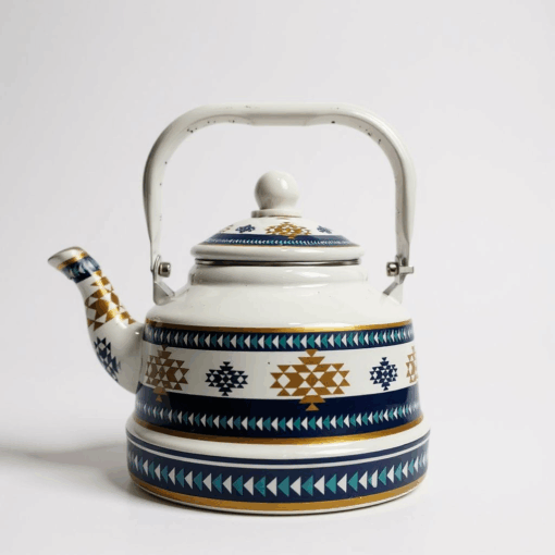 Enamel Kettle 2.5 Ltr Decorative Tea & Water Kettle with Handle