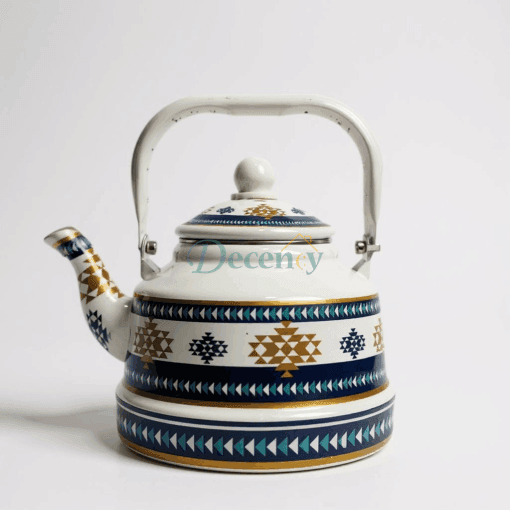 Enamel Kettle 2.5 Ltr Decorative Tea & Water Kettle with Handle