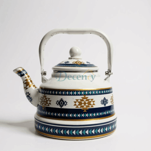 Enamel Kettle 2.5 Ltr Decorative Tea & Water Kettle with Handle