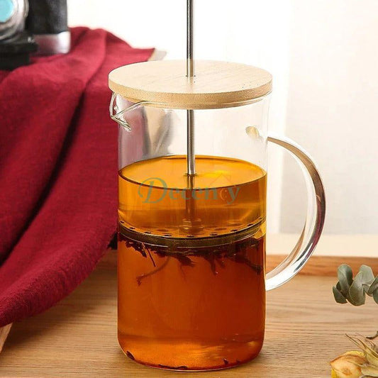 Coffee French Press Pot With Filter high borosilicate glass Hand Punch Coffee Pot Multifunctional Brewings Tea Milk Pot Tools