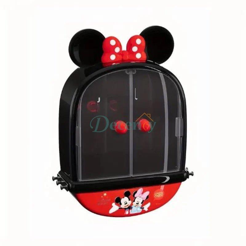 Mickey & Minnie Mouse No-Drill Wall-Mounted Cosmetic Organizer