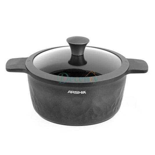 ARSHIA Die-Casted Cookware Set 8pcs Black