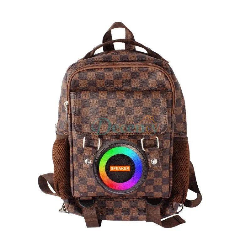Backpack Bluetooth Speaker Large Capacity Rechargeable Waterproof Power Bank for Hiking Cycling traval speaker bag