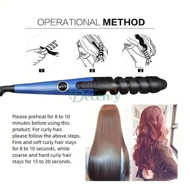 Portable Electric Hair Curler Ceramic Curling Iron Hair Styling Maker