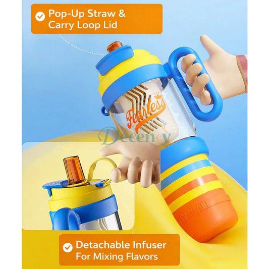 4 in 1 Water Bottle , infuser & mini snack box