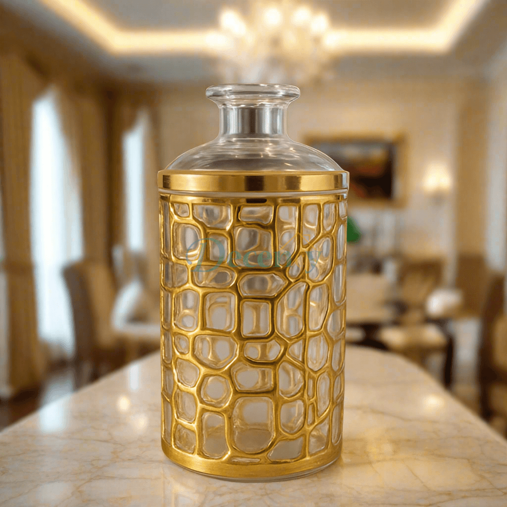 CrystalClear Acrylic Storage Jar – Durable, Transparent & Airtight Container ( 1 )