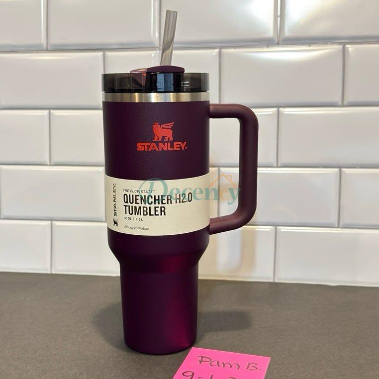40 oz Stanley Quencher H2.0 Tumbler ( Plum )