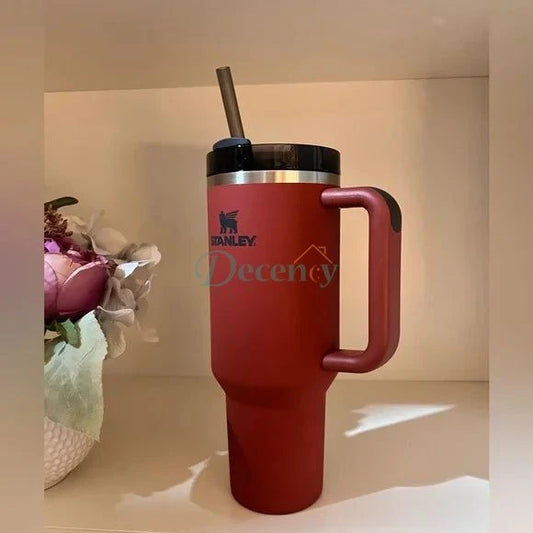 Stanley Quencher H2.0 Tumbler 40 oz - Soft Matte | Red Rust