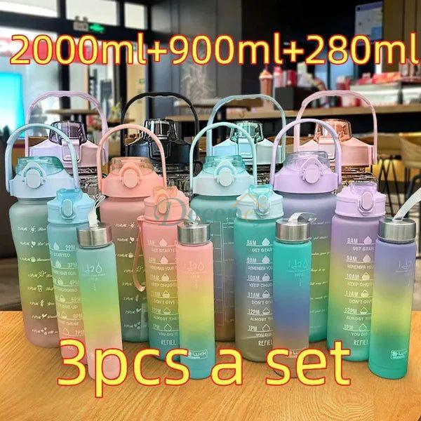 3 Pcs Sports Water Bottle