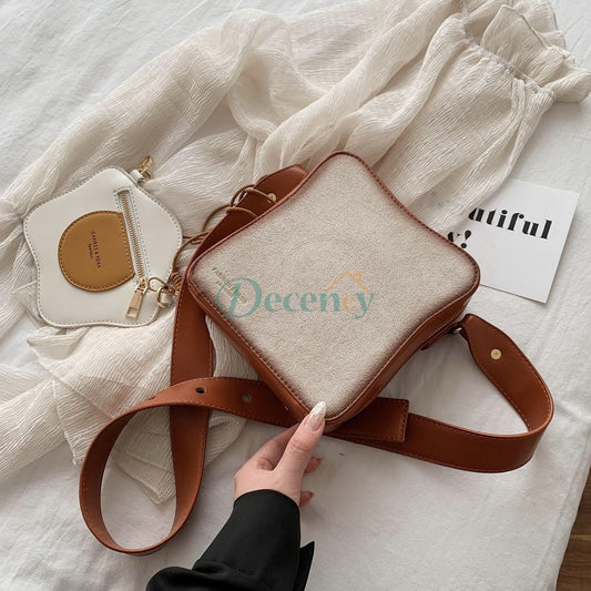 Bread Shape Women Crossbody Bag