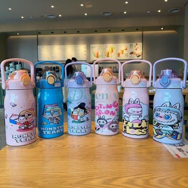 Labubu Stainless Steel Water Bottle – Leak-Proof (Random Design)