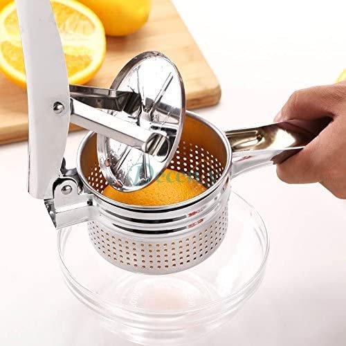 Stainless Steel Manual Potato Masher & Fruit Squeezer Machine