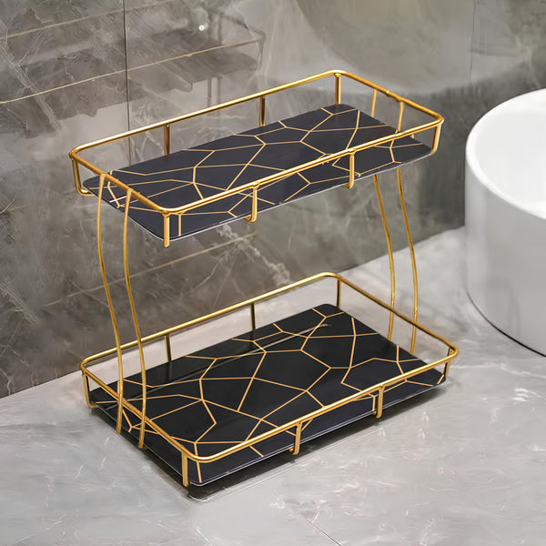 2-Tier Rectangular Golden Vanity Stand Regular priceRs.3,500.00 PKR