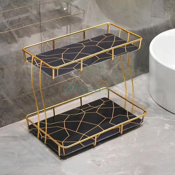 2-Tier Rectangular Golden Vanity Stand Regular priceRs.3,500.00 PKR