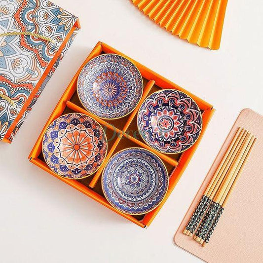 4 Pcs Premium Ceramic Bowl Set