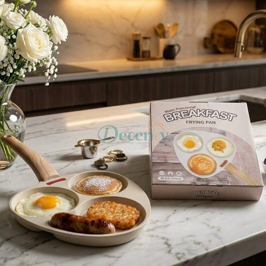Non Stick 3 Section Egg and Pancake Breakfast Frying Pan