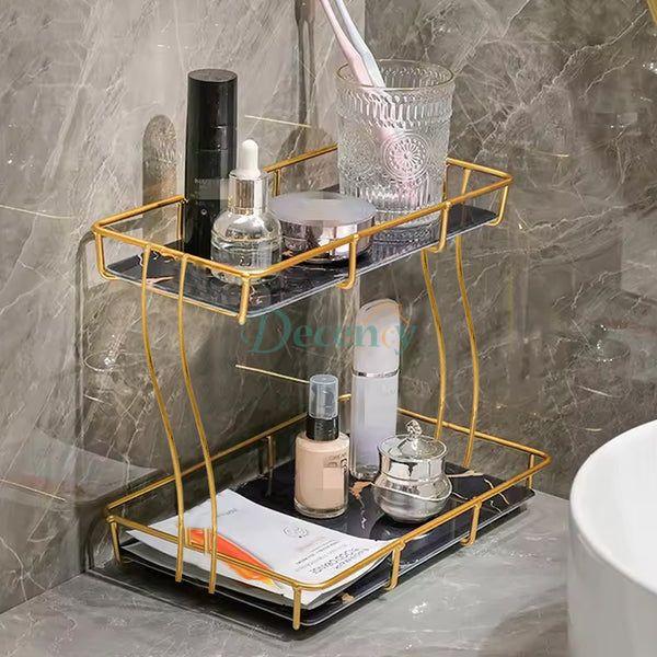 2-Tier Rectangular Golden Vanity Stand Regular priceRs.3,500.00 PKR