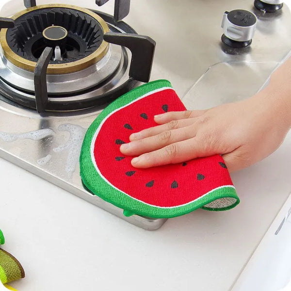 Lovely Fruit Print Hanging Kitchen Towel (Pack Of 4)