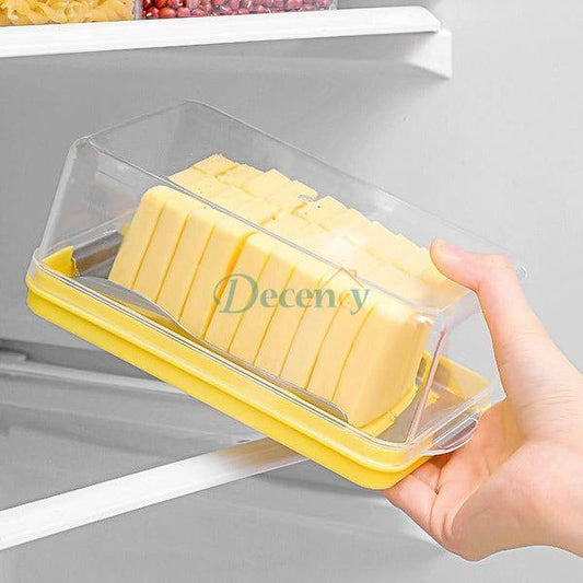 Butter Slicer Container Dish With Lid And Slicer Stainless Steel Cutter