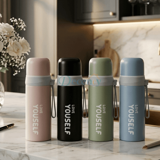Insulated Stainless Steel Water Bottle 300ml - Love Yourself