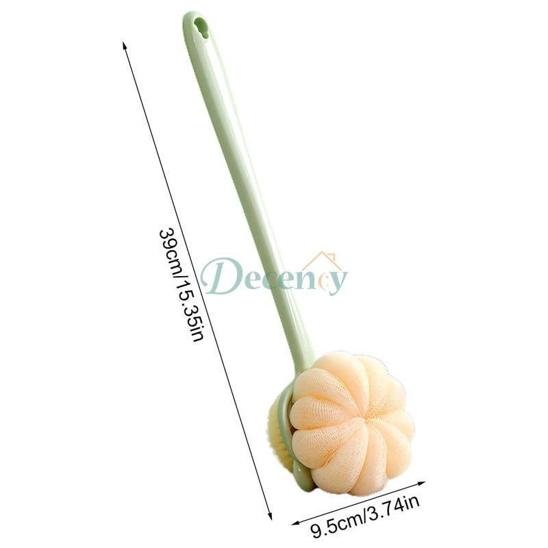 Heavy Duty Bath Brush Long Handle Loofah Body Scrubber for Shower