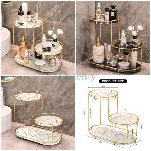 3-Tier Golden Vanity Stand