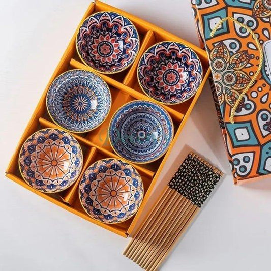 6 Pcs Premium Ceramic Bowl Set