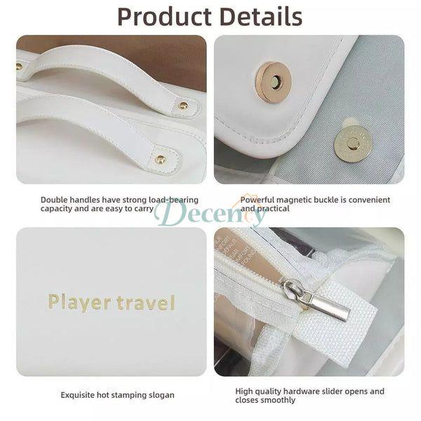 Foldable Large Capacity Travel Cosmetic Bag