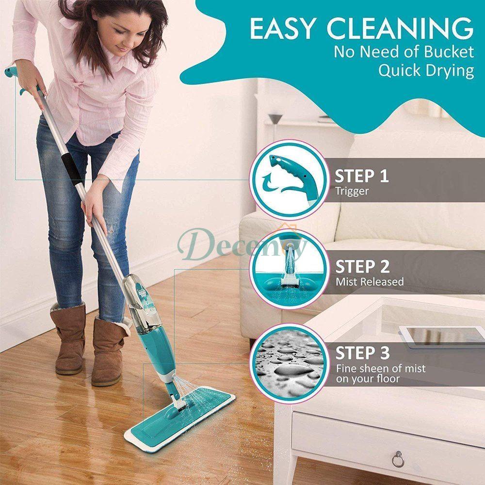 Spray Mop Microfiber Flat Mops