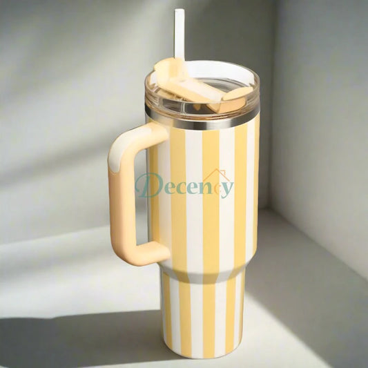 Stanley Quencher H2.0 Tumbler 40 oz - Butter cabana Gloss