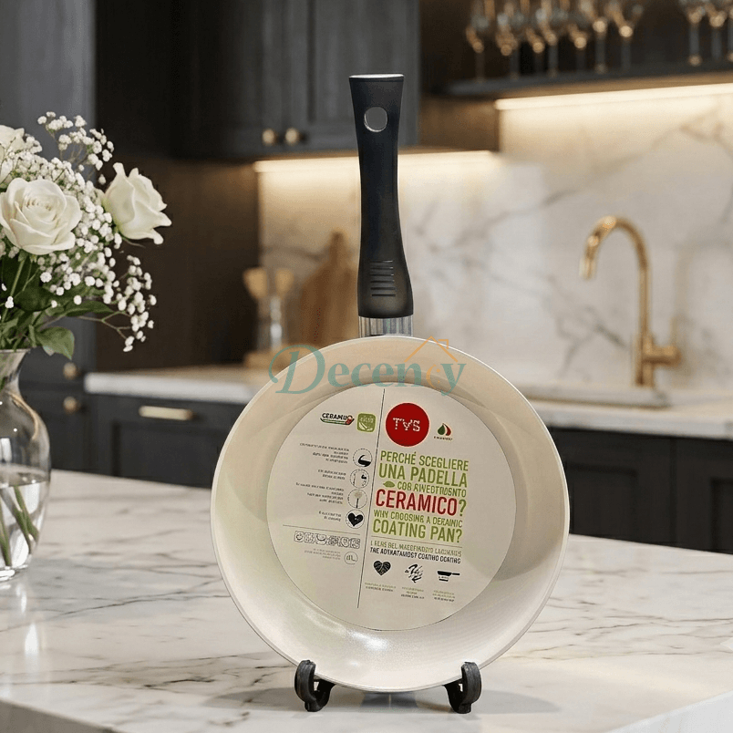 TVS Italy 20cm ceramic non-stick frying pan front view