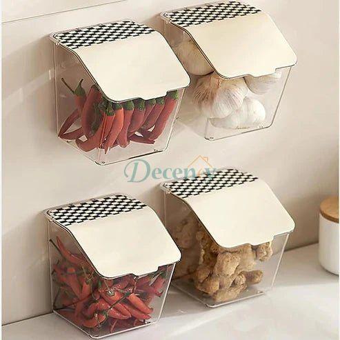 1 Pc Wall-mounted Kitchen Storage Box